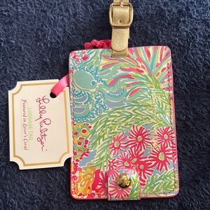 Lilly Pulitzer Vibrant Floral Luggage Tag
